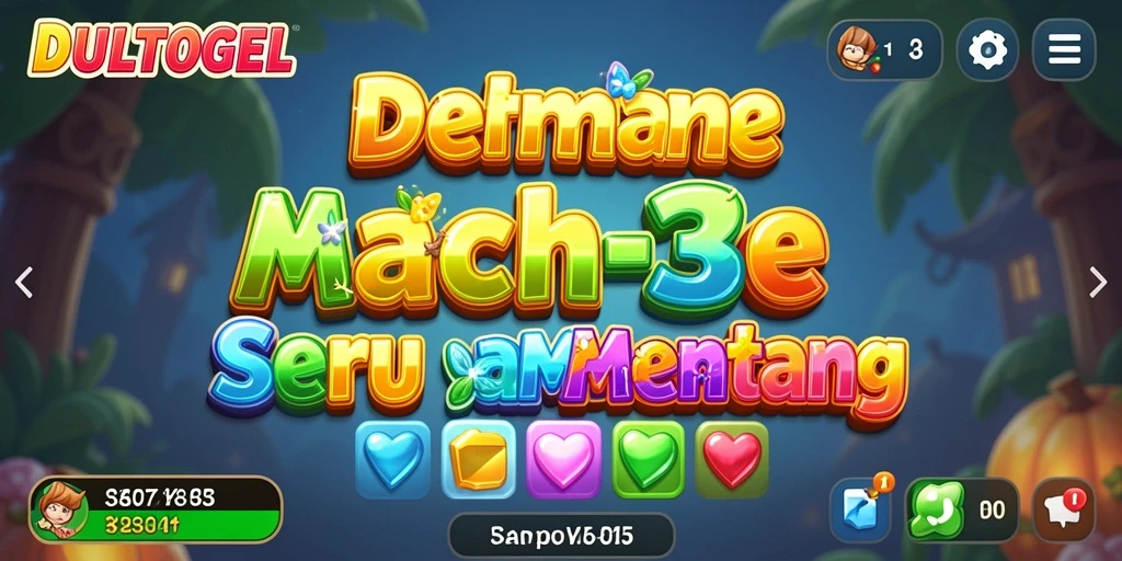 Tangkapan layar DULTOGEL menunjukkan gameplay seru dan penuh warna.