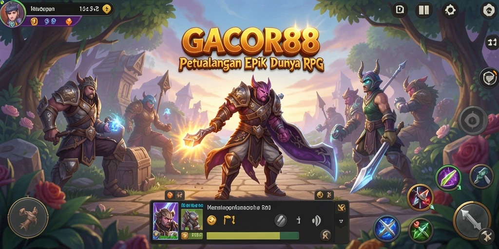 Gameplay RPG GACOR88 yang menawan dan penuh aksi.