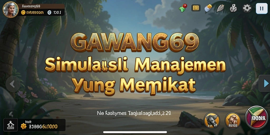 Tampilan menarik dari gameplay GAWANG69 yang menampilkan simulasi manajemen.