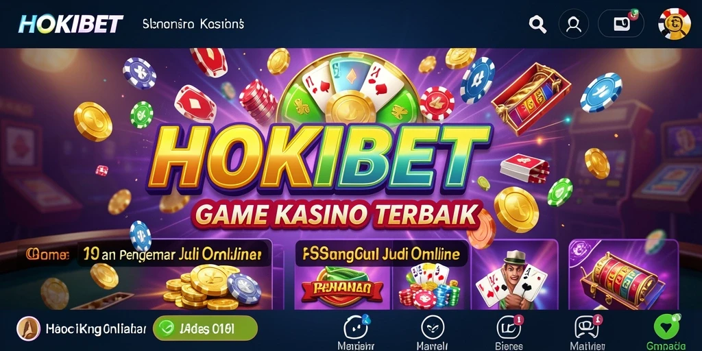 Screenshot gameplay HOKIBET, menunjukkan keseruan permainan Kasino.