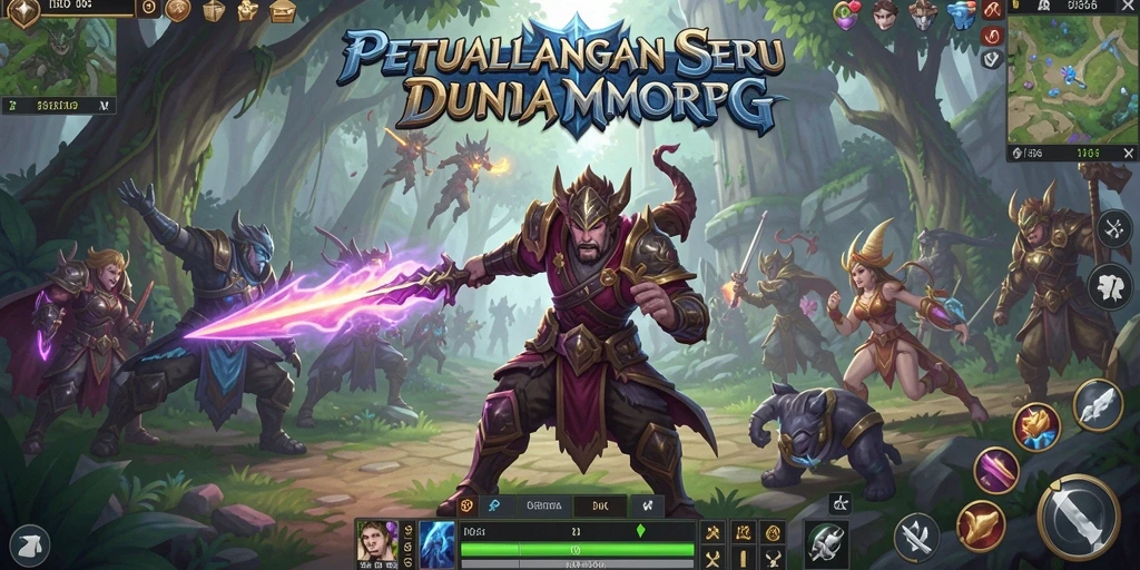 Screenshot ID66 menampilkan aksi seru dalam dunia MMORPG.