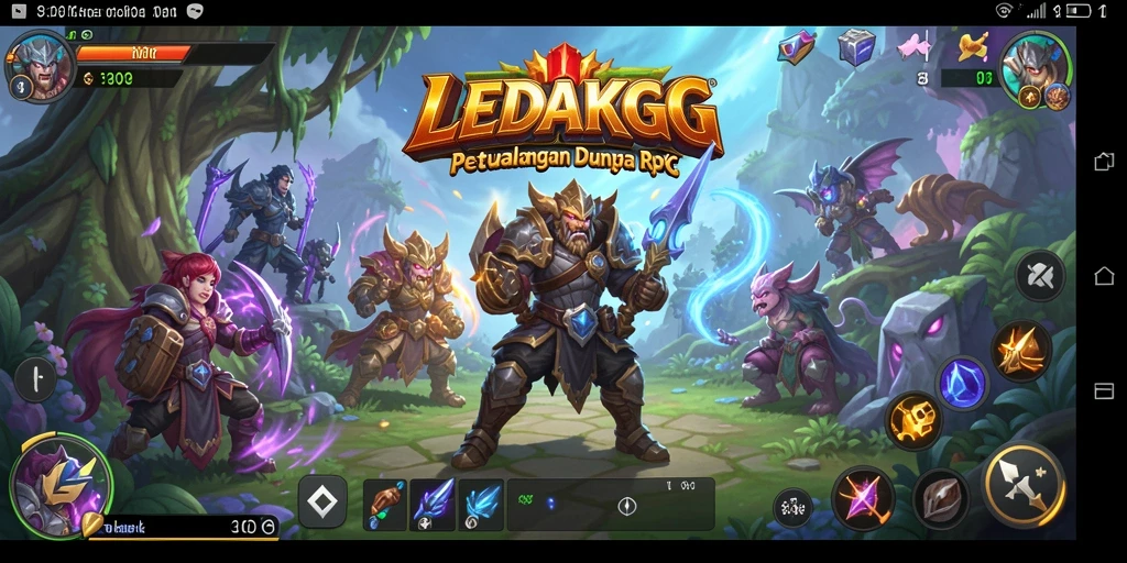 Tampilan gameplay menawan dari LEDAKGG yang penuh aksi.