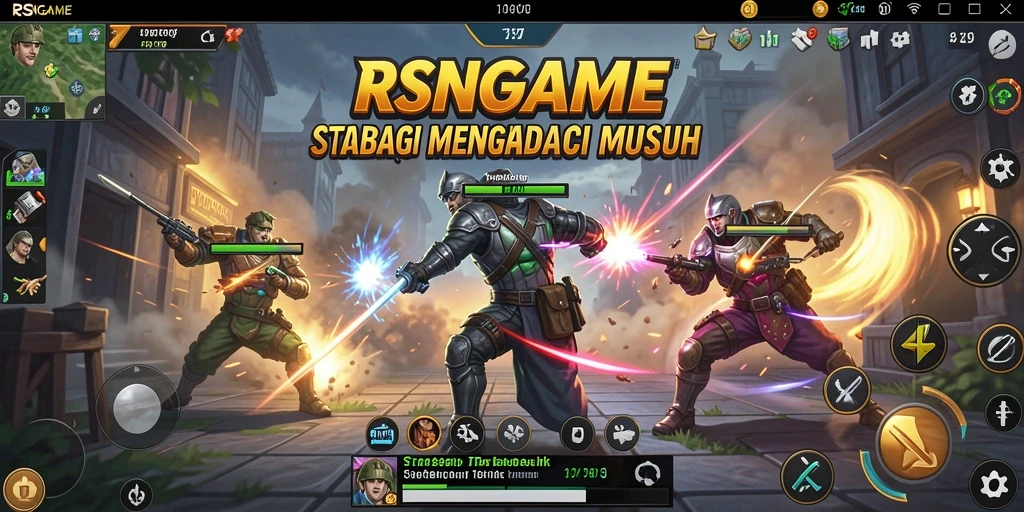 Tampilan gameplay RSNGAME yang menegangkan dan strategis.